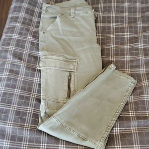 Silver skinny cargo 34/L29